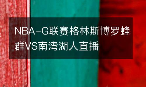 NBA-G聯賽格林斯博羅蜂群VS南灣湖人直播