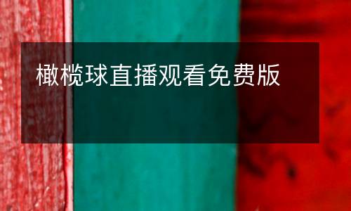 橄欖球直播觀看免費版